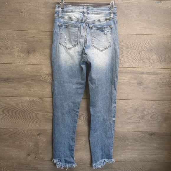 KanCan Stretch Distressed Skinny Ankle Jeans Women's Size 7 - Picture 2 of 10